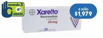 Farmacia San Pablo Xarelto com 20mg caj c/28 oferta