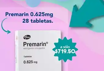 Farmacia San Pablo Premarin tab 0.625mg caj c/28 oferta