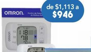 Farmacia San Pablo Omron baumanometro muñeca hem6230 c/1pza oferta