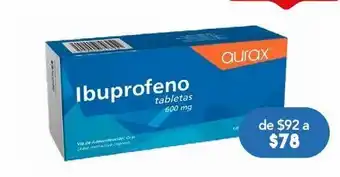 Farmacia San Pablo Ibuprofeno tab 600mg c/20 oferta