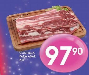 Alsuper Costilla para asar kg oferta