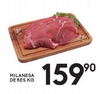 Alsuper Milanesa de res kg oferta