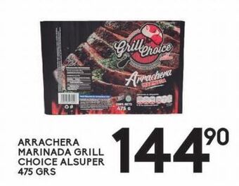 Alsuper Arrachera marinada grill choice alsuper 475g oferta