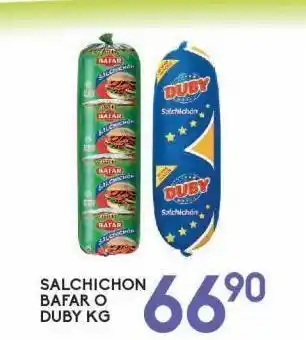 Alsuper Salchichon bafar o duby kg oferta
