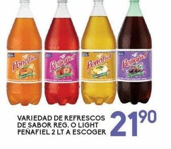 Alsuper Refrescos de sabor regular y light peñafiel 2l oferta