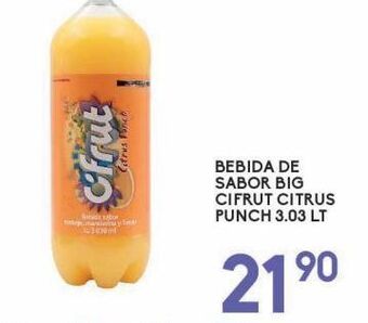Alsuper Bebida de sabor big cifrut citrus punch 3.03l oferta