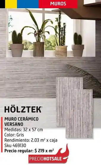 Sodimac Homecenter Pisos cerámicos holztek oferta