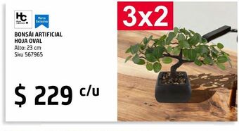 Sodimac Homecenter Bonsai 23cm hoja oval oferta