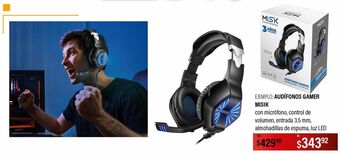 Audífonos gamer misik