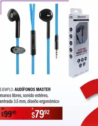 Audífonos master