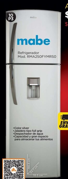 Chedraui Refrigerador mabe oferta