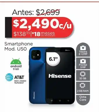 Smartphones hisense u50
