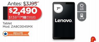 Chedraui Tablet lenovo oferta