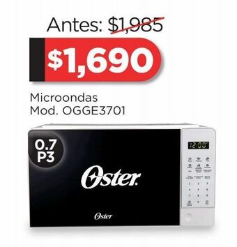 Chedraui Microondas oster oferta