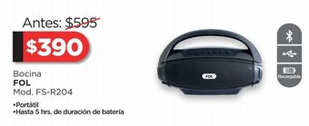 Chedraui Bocina fol oferta