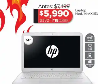 Chedraui Laptop hp 14" oferta