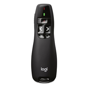 RadioShack Presentador Láser Inalámbrico Logitech R400 / USB / Negro oferta