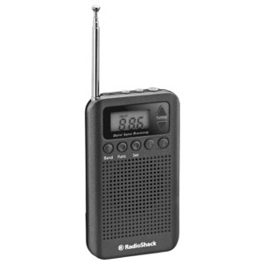 Radio Despertador de Bolsillo RadioShack / Negro