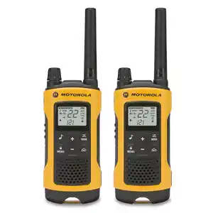 RadioShack Radio de Dos Vías Motorola Talkabout T402MC / 22 canales / 35 millas / Amarillo con negro / 2 piezas oferta