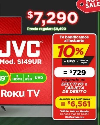 Bodega Aurrerá Smart tv 49" roku oferta