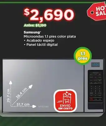 Bodega Aurrerá Microondas samsung oferta