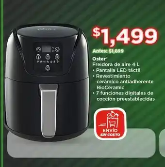 Bodega Aurrerá Freidora de aire oster 4l oferta