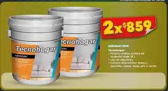 Bodega Aurrerá Pintura vinílica acrílica x 2un oferta
