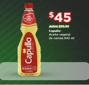 Bodega Aurrerá Aceite vegetal capullo 845ml oferta