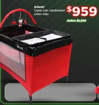 Bodega Aurrerá Cuna con cambiador oferta