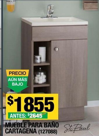 The Home Depot Mueble para baño cartagena oferta