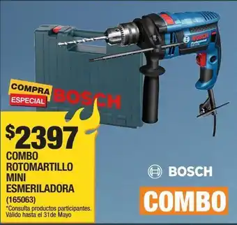 Combo rotomartillo bosch mini esmeriladora