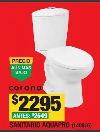 The Home Depot Sanitario de dos piezas aquapro oferta