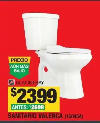 The Home Depot Sanitario valenca 2 piezas alargado 4.1 y 5.8 l blanco altura confortable oferta