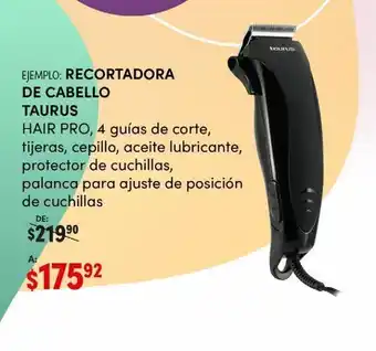Woolworth Recortadora de cabello taurus oferta