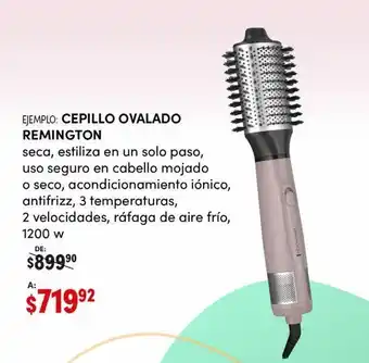 Cepillo ovalado remington