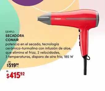 Woolworth Secadora de cabello conair oferta