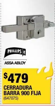 The Home Depot Cerradura barra 900 fija phillips oferta