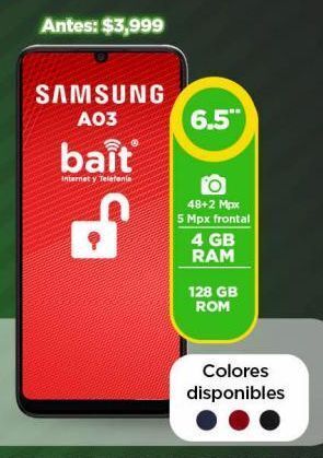Celulares samsung a03