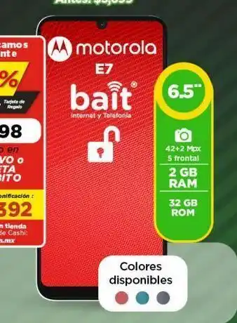 Celulares motorola e7