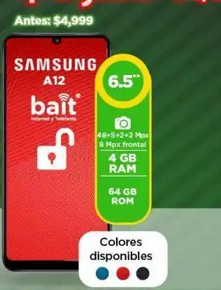 Bodega Aurrerá Celulares samsung a12 oferta