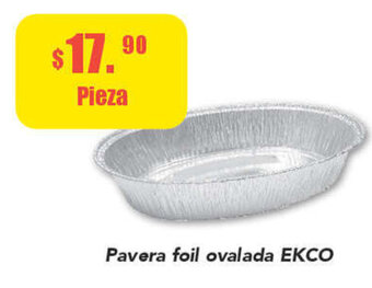 Super Aki Pavera Foil Ovalada EKCO oferta
