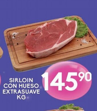 Sirloin con hueso extrasuave kg