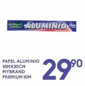 Papel aluminio 10m x 30cm mybrand premium 10m