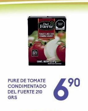 Alsuper Pure de tomate condimentado del fuerte 210g oferta