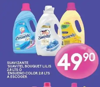 Alsuper Suavizante suavitel bouquet lilis 2,8l o ensueño color 2,8l oferta