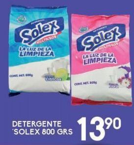 Alsuper Detergente solex 800g oferta