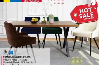 Sodimac Homecenter Set comedor 4 sillas tablo oferta