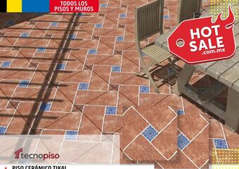 Sodimac Homecenter Piso cerámico tikal 44x44 cm oferta