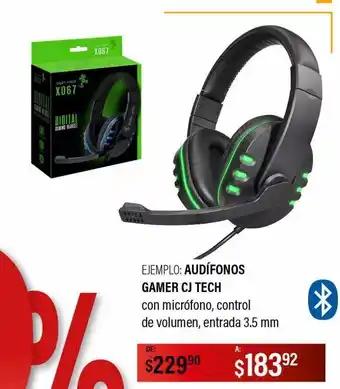 Woolworth Audífonos gamer cj tech oferta