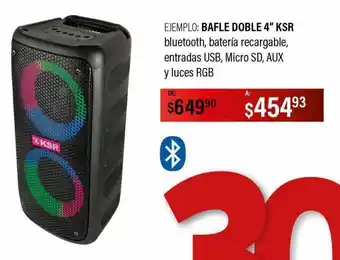 Woolworth Bocina doble 4" ksr oferta